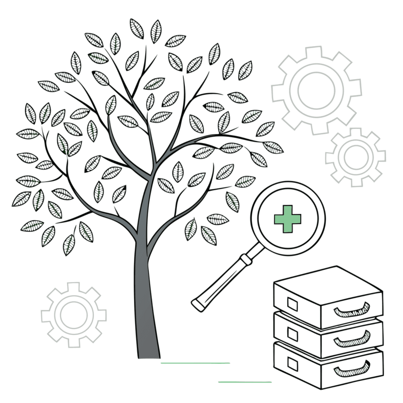 Illustration depicting the balance between growth and financial stability in orthopedic practice acquisitions. SovDoc healthcare M&A firm advises on medical practice mergers and acquisitions in orthopedic and post-surgical rehabilitation sectors.