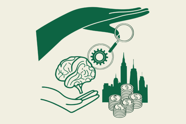 SovDoc healthcare M&A illustration representing financial due diligence and practice valuation in plastic surgery mergers and acquisitions, with elements symbolizing careful analysis of medical practice assets