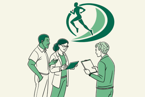 SovDoc Healthcare M&A specialists discussing compliance requirements during outpatient physical therapy practice acquisition, emphasizing legal expertise for successful healthcare mergers.