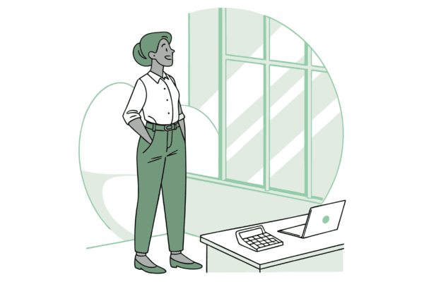 Professional CPA advisor in a modern office analyzing plastic surgery practice financial documents, symbolizing expert healthcare M&A guidance for medical practice mergers and acquisitions - SovDoc healthcare financial advisory services