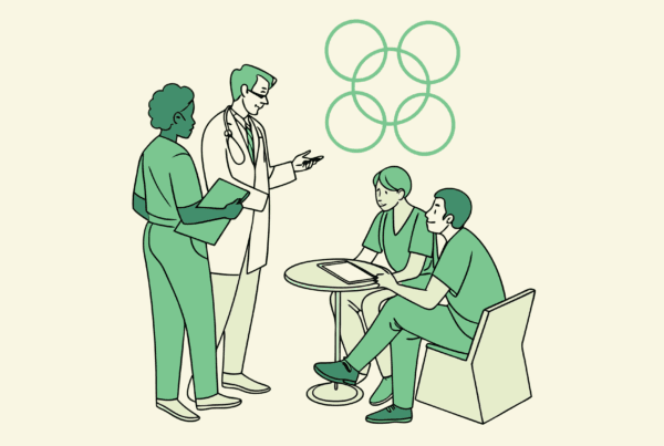 SovDoc financial advisor consulting with ENT physicians about healthcare practice mergers and acquisitions, showcasing the collaboration between financial planners and medical professionals in healthcare M&A.