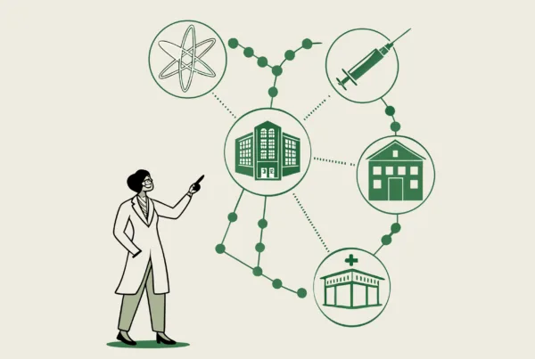 Consultant navigating complex plastic surgery M&A networks - SovDoc healthcare consultants specializing in medical practice mergers and acquisitions for plastic surgery and med spa facilities.