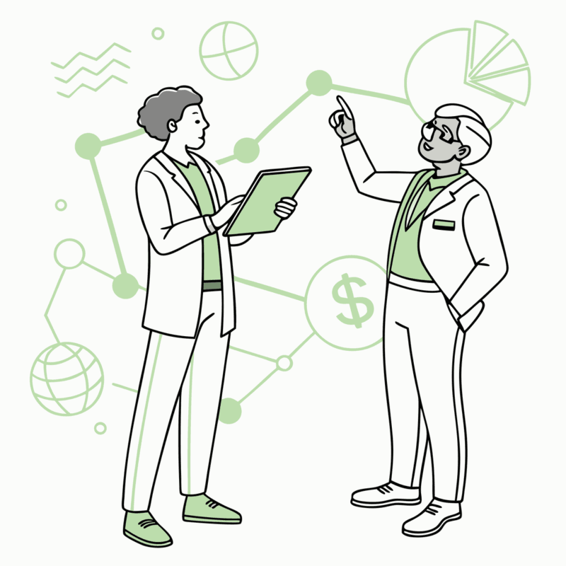 SovDoc advisors guiding healthcare mergers and acquisitions in the sports medicine and performance therapy sector, with interconnected medical facilities and performance equipment elements symbolizing practice consolidation opportunities.