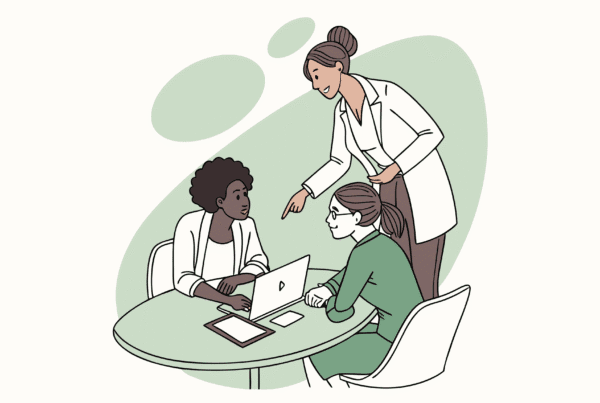 SovDoc healthcare consultants discussing mergers and acquisitions strategies for school and community-based ABA practices, representing specialized healthcare M&A advisory services.