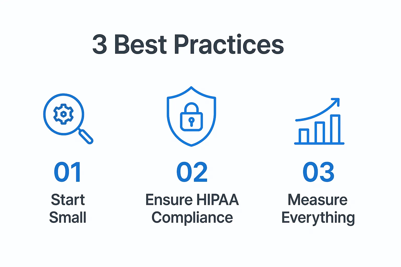 3 best automation practices for healthcare