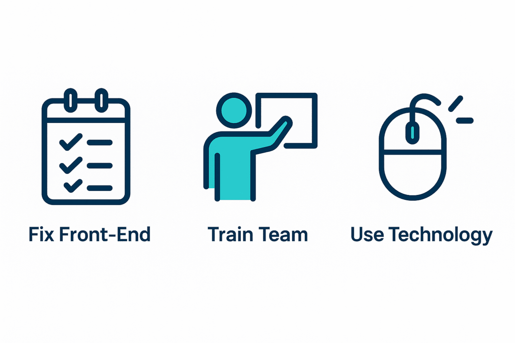 Illustration of how to improve revenue cycle performance