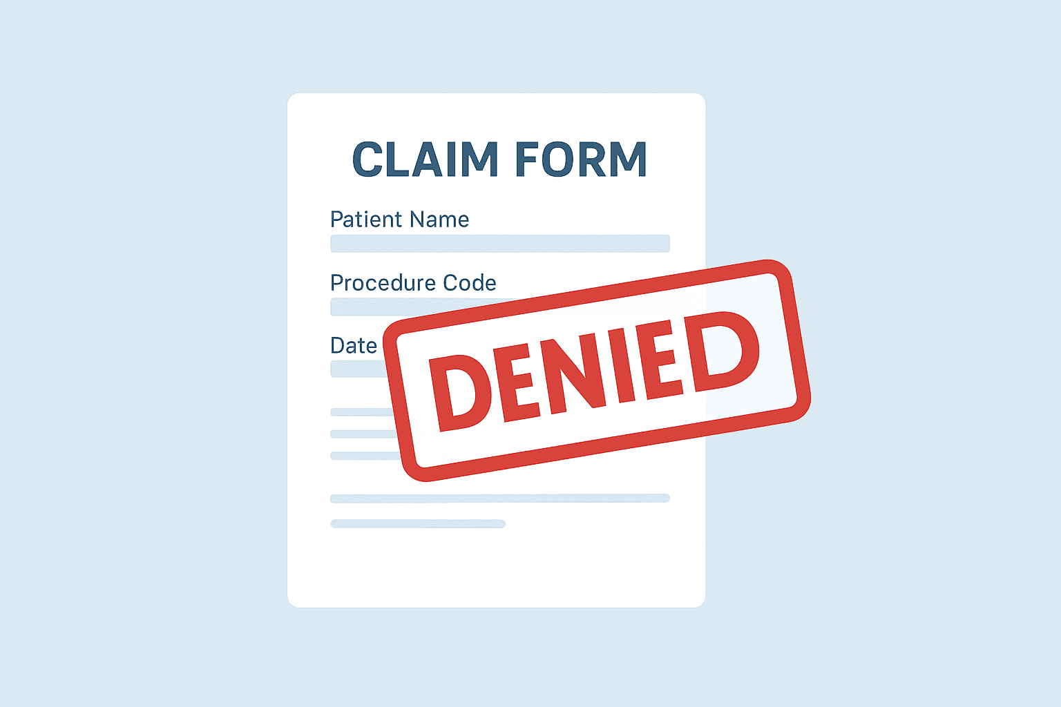 Visualization of Denied Claims