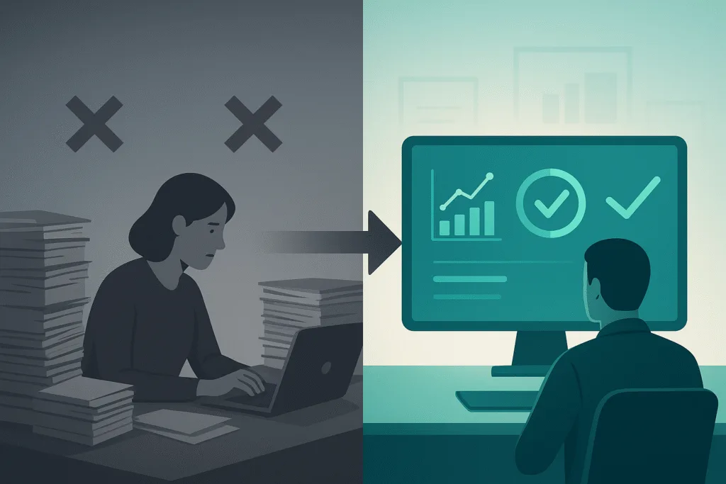 Visualization of the benefit of revenue cycle management technology