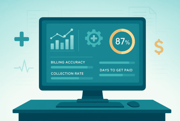 Visualization of revenue cycle staff productivity benchmarks