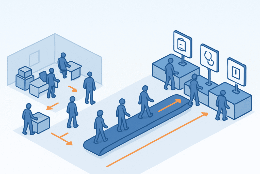 visualization of standardized clinical operations