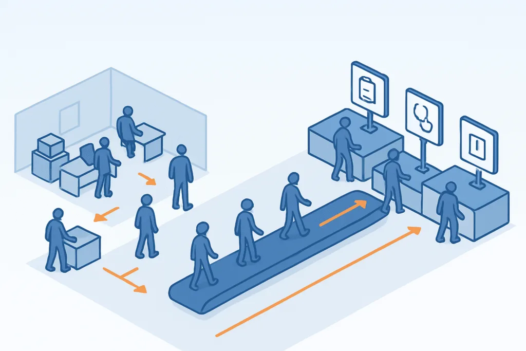 visualization of standardized clinical operations