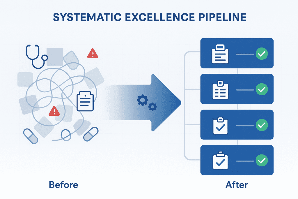 Illustration of standardized protocols