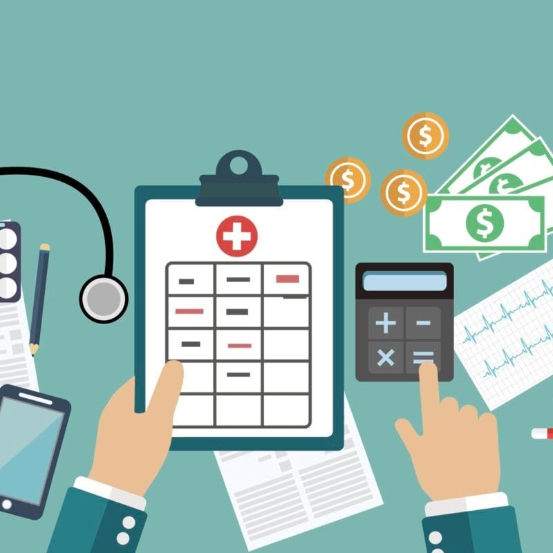 Visualization of medical practice cash flow management